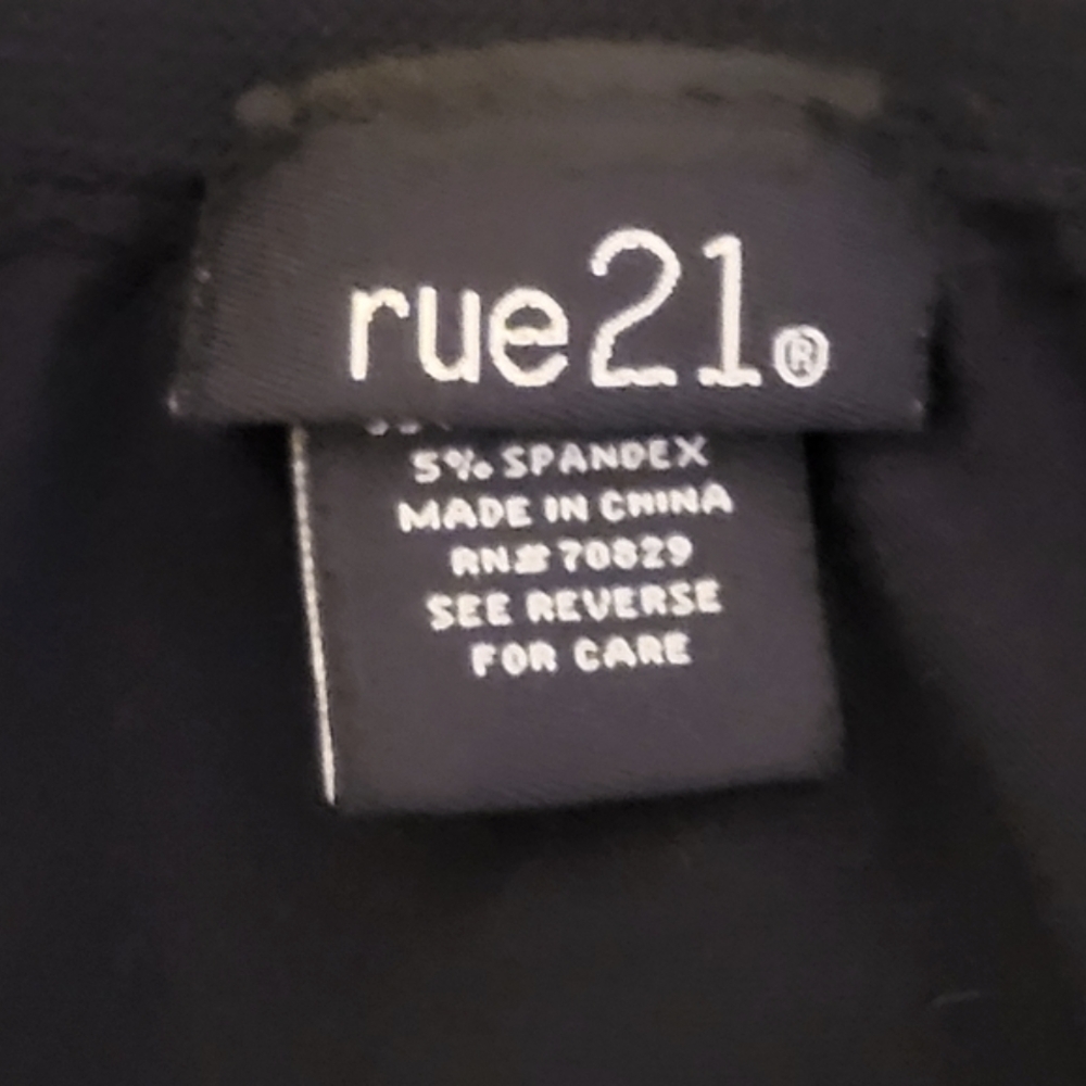 Rue21 Black Leggings (Size‎ Large) - Picture 3 of 10